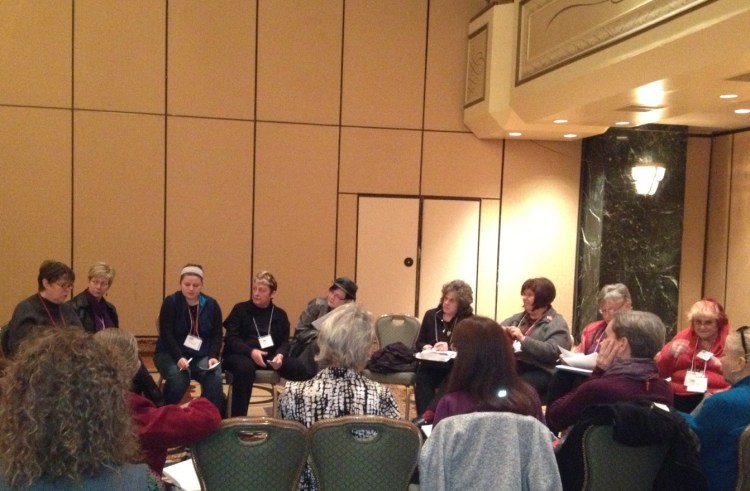 Chapter Councils' Meeting with Margaret Parker representing our Michigan Chapter.